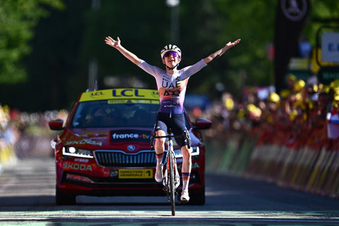 Etappezege van Mäeve Squiban, credits aan @gettysport