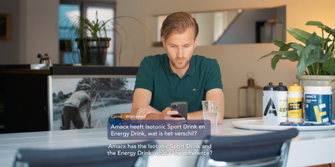 #9 Wat is het verschil tussen de Isotonic Sport Drink en Engery Drink van Amacx?