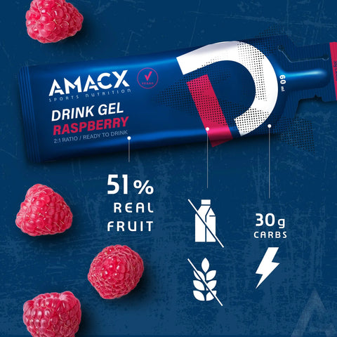 Drink Gel Raspberry | 12 pack Amacx
