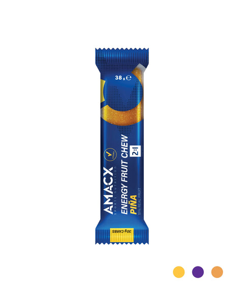 Energy Fruit Chew Piña | 12 pack Amacx