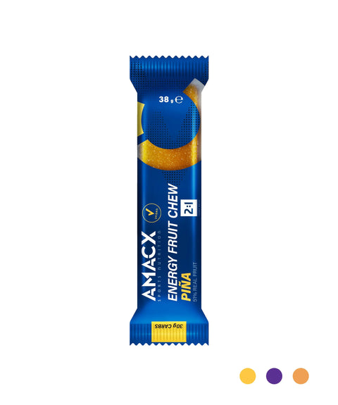 Energy Fruit Chew Piña | 12 pack Amacx