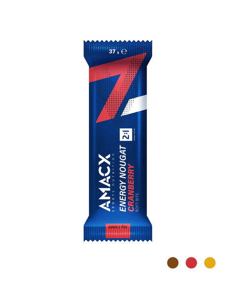 Energy Nougat Cranberry | 12 pack Amacx