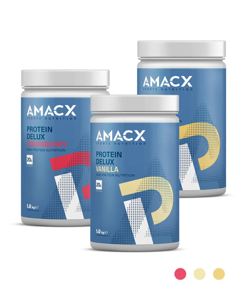 Protein Delux Strawberry | 1.0 kg Amacx