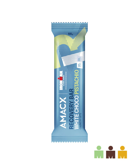 Recovery Bar White Choco Pistachio | 12 pack Amacx
