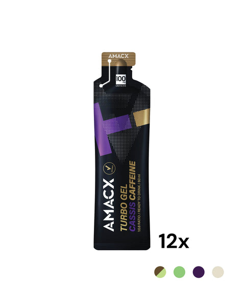 Turbo Gel Cassis Caffeine | 12 pack Amacx